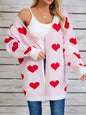 Open Front Heart Cardigan {Ships in 3-5 Business Days}