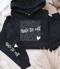 Note to Self Positive Graphic Hoodie PLUS {Ships in 3-5 Days}