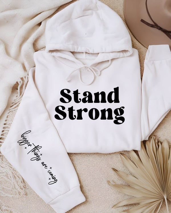 Stand Strong Bigger Things.. Graphic Hoodie PLUS {Ships in 3-5 Days}