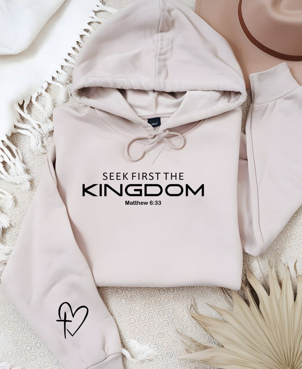 Seek First The Kingdom Graphic Hoodie {Ships in 3-5 Days}