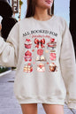 All Booked for Valentines Graphic Sweatshirt