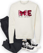 Red Love Like Jesus Graphic Sweatshirt PLUS {Ships in 3-5 Days}