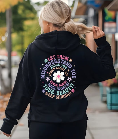 Colorful Let Them Graphic Hoodie PLUS {Ships in 3-5 Days}