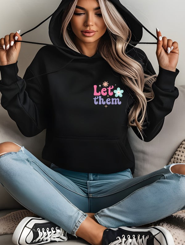 Colorful Let Them Graphic Hoodie PLUS {Ships in 3-5 Days}