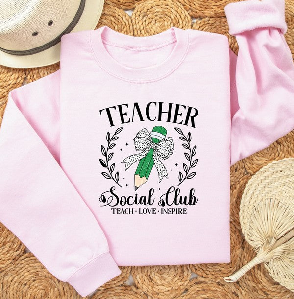 Teacher Social Club Crew Sweatshirt