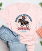 American Sweetheart Cowgirl Social Graphic Tee