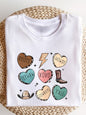 Nine Symbols County Sweetheart Graphic Tee