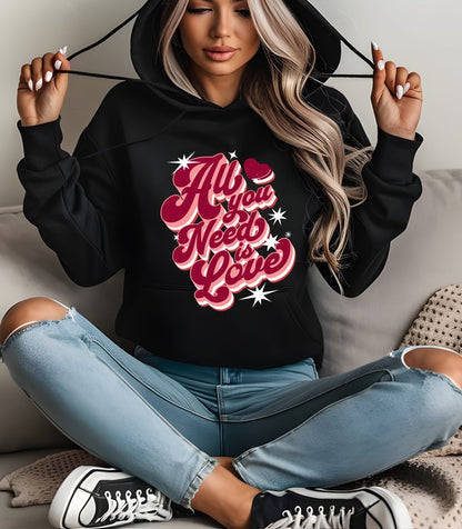 All You Need is Love Graphic Hoodie