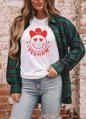 Yeehaw Smiley Heart Valentine Graphic Tee