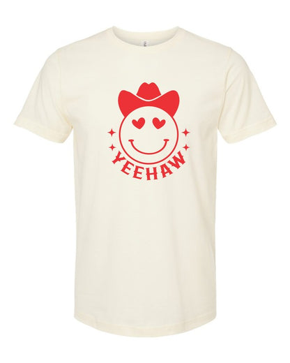 Yeehaw Smiley Heart Valentine Graphic Tee [Ships in 3-5 Business Days]