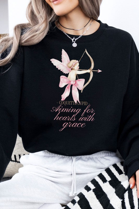 Valentine's Fleece Graphic Sweatshirt