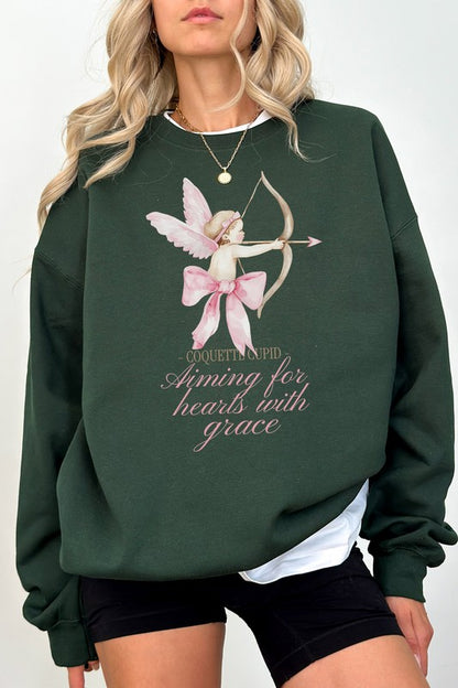 Valentine's Fleece Graphic Sweatshirt