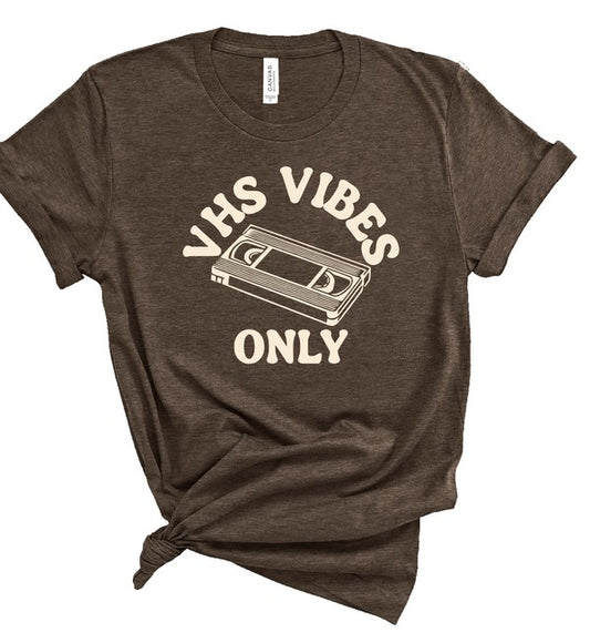 VHS Vibes Only Graphic Tee