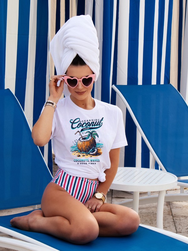 Oceanside Coconut Co Bella Canvas Graphic Tee