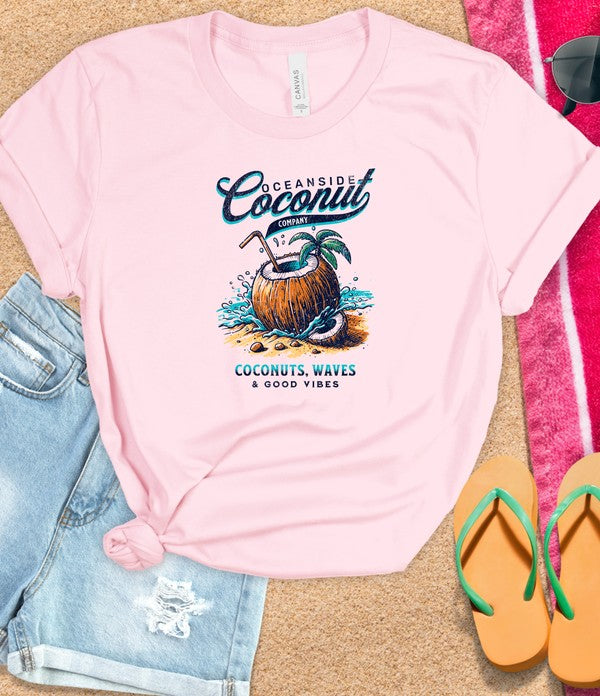 Oceanside Coconut Co Bella Canvas Graphic Tee