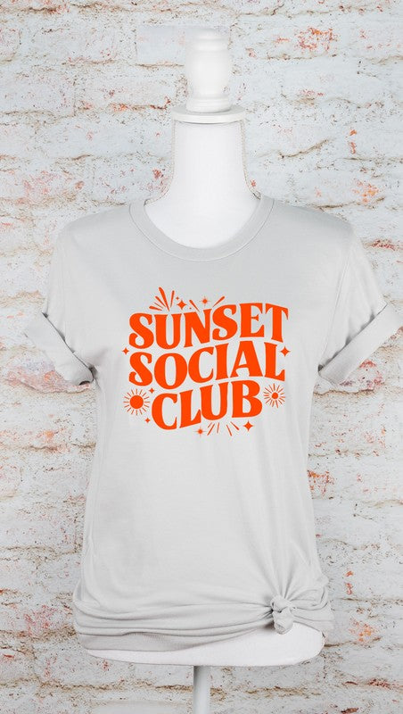 Sunset Social Club Bella Canvas Graphic Tee