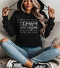 Unchained Soul Words Graphic Hoodie