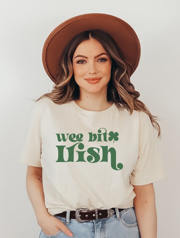 Wee Bit Irish Graphic Crew Neck Tee {Ships in 3-5 Business Days}