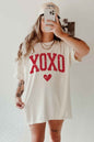 XOXO LOVE HEART VALENTINES GRAPHIC TEE