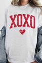 XOXO LOVE HEART VALENTINES OVERSIZED GRAPHIC TEE