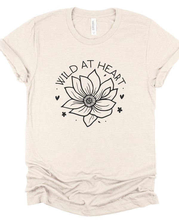 Wild at Heart Short Sleeve Graphic Tee