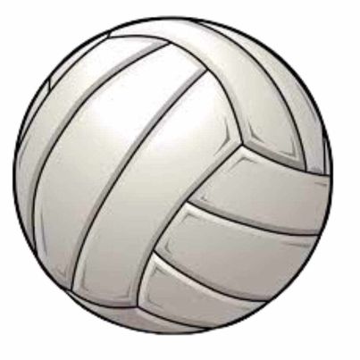 Volleyball Glass Stud Earrings
