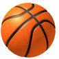 Basketball Glass Stud Earrings