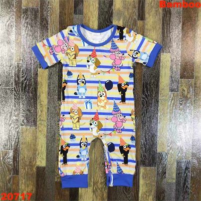 Birthday Bluey & Friends Romper ♡ Ships in Approx 3-4 weeks {Custom Made}