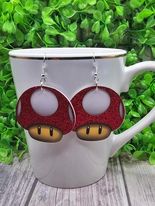 Glitter Toad Dangle Earrings