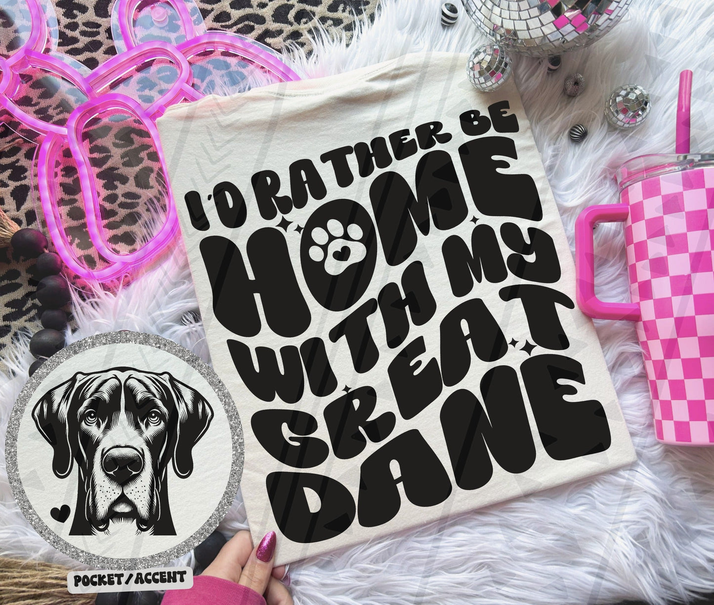 Rather be home with my dog tee - Multiple Breeds