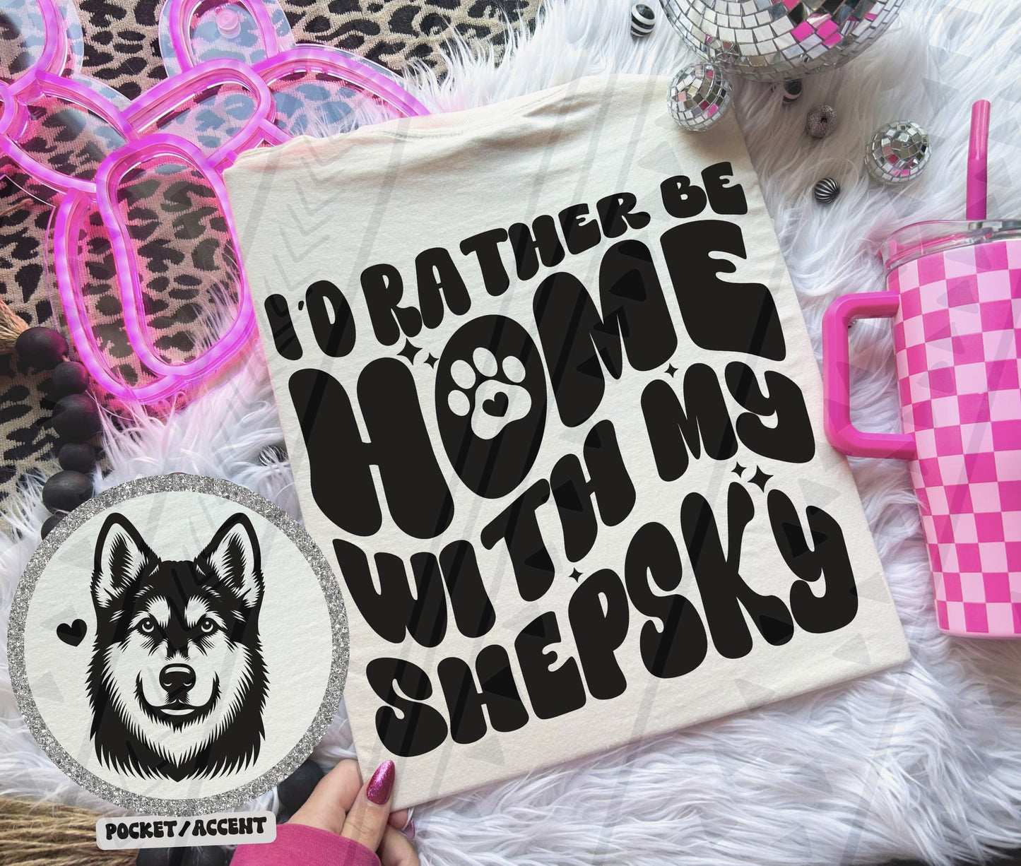 Rather be home with my dog tee - Multiple Breeds