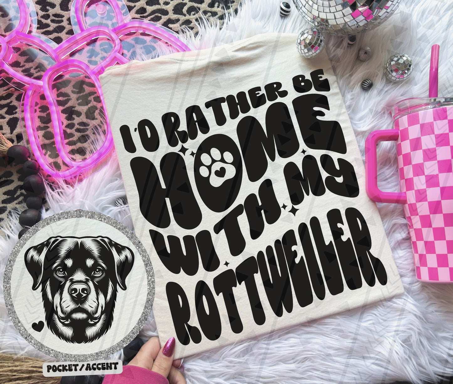 Rather be home with my dog tee - Multiple Breeds