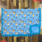 Bluey & Family Youth Ruffle Blanket ☆ 40x30 inches ☆ PREORDER