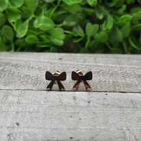 Rosie Croquette Bow Stud Earrings