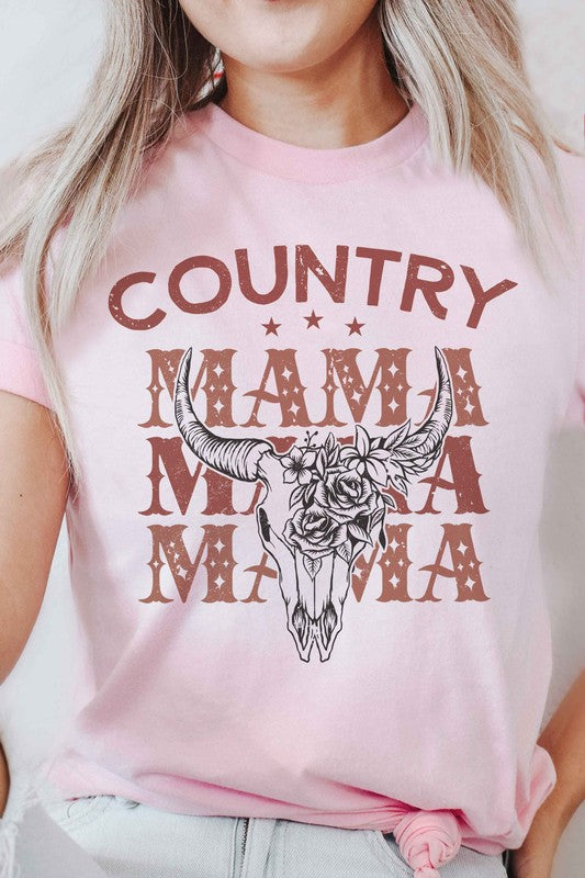 COUNTRY MAMA Graphic T-Shirt