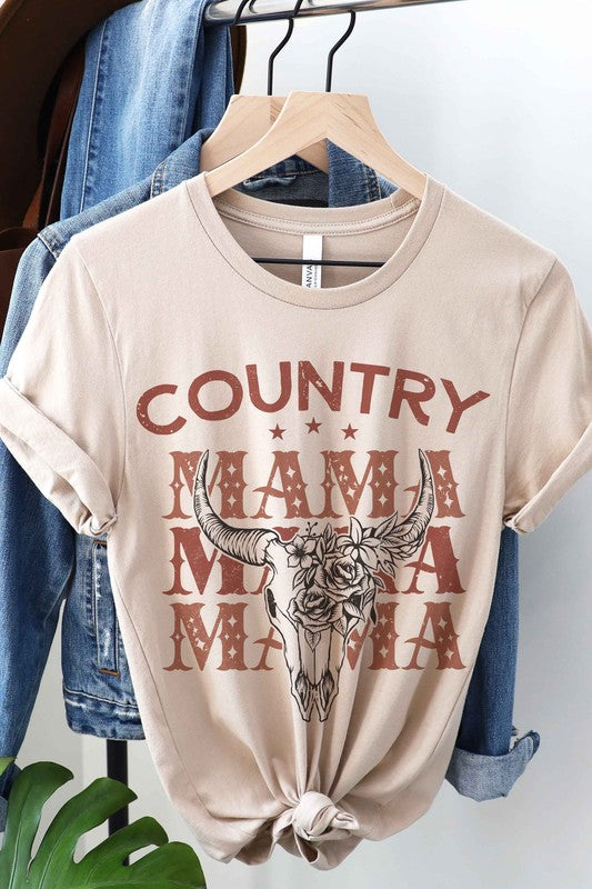 COUNTRY MAMA Graphic T-Shirt