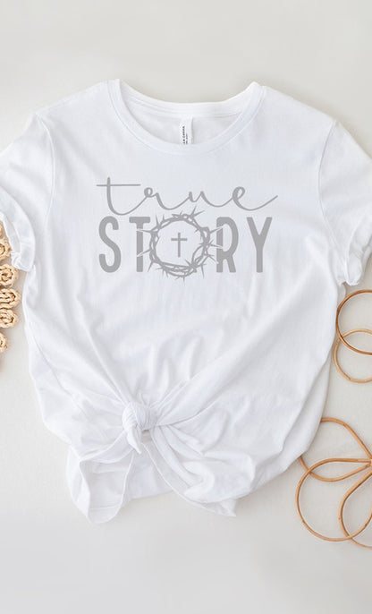 True Story Cross Easter Graphic Tee