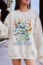 Trust God's Plan Christian Graphic Plus Sweatshirt