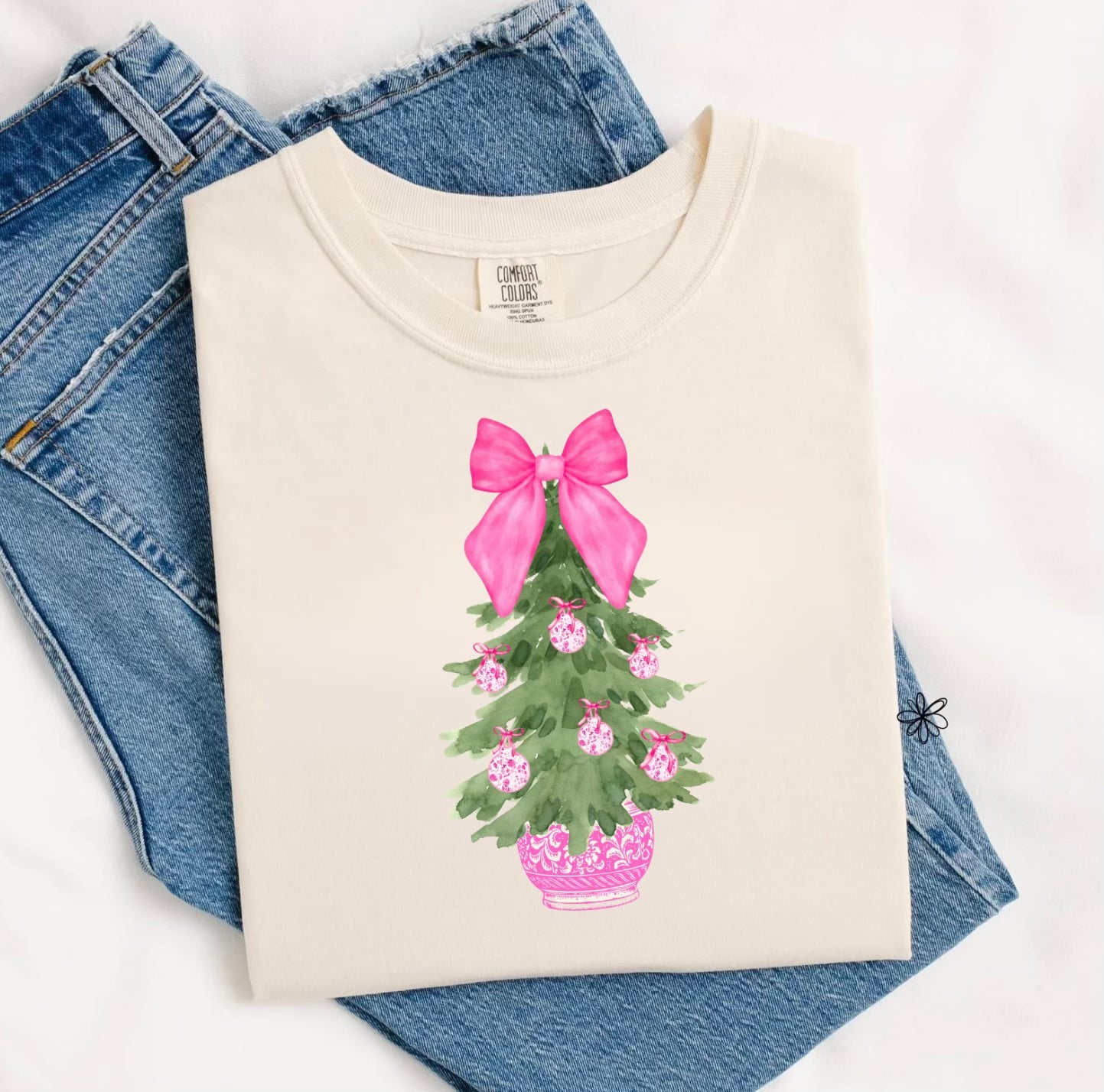 Watercolor Christmas Tree SWEATSHIRT