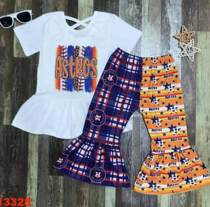 Astros Youth Pant Set ♡ Ships in Approx 3-4 weeks {Custom Made}