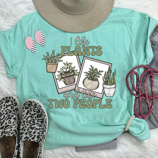 I Like Plants Comfort Colors Tee ♡ Ships in 3-7 BD