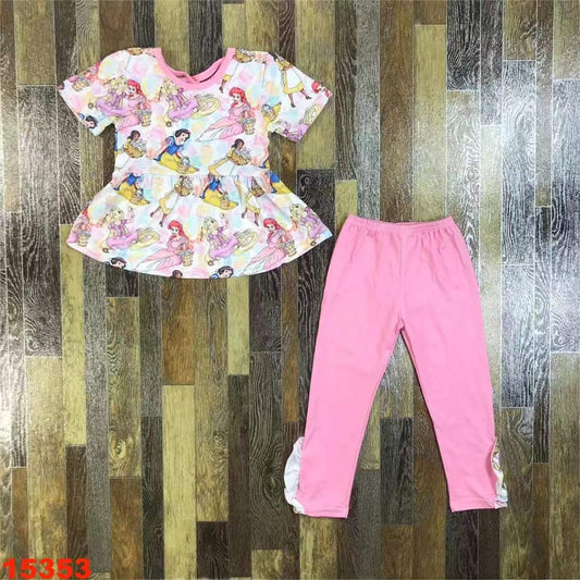 Princesses Youth Pant Set ♡ Ships in Approx 3-4 weeks {Custom Made}