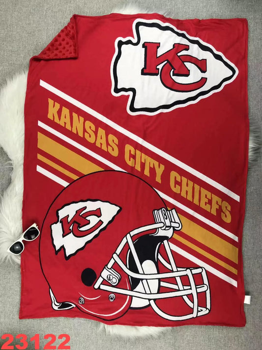 Football KC Youth Blanket ☆ 40x30 inches ☆ PREORDER