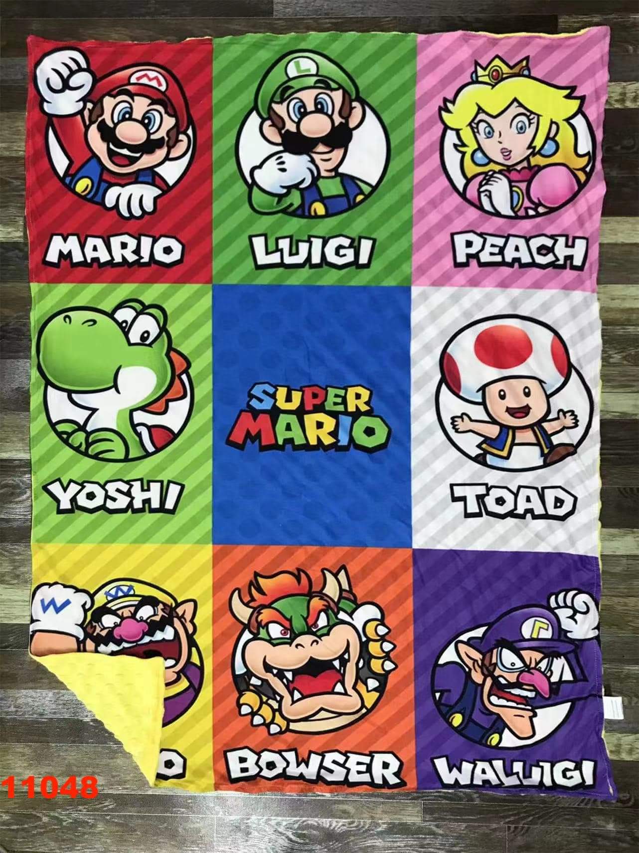 Mario Youth Blanket '40x30 inches' ♡ Ships in Approx 3-4 weeks {Custom Made}