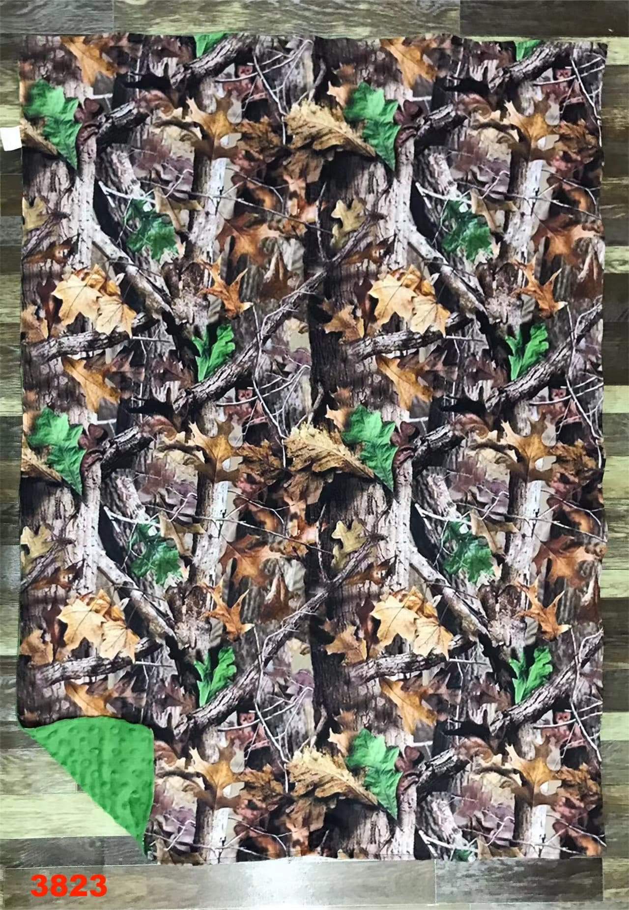 Mossy Oak Green Youth Blanket '40x30 inches' ♡ Ships in Approx 3-4 weeks {Custom Made}