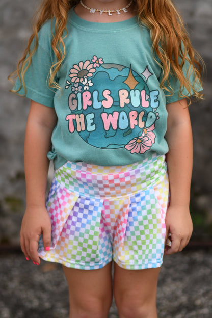 Girls Rule The World Youth/Adult Tee