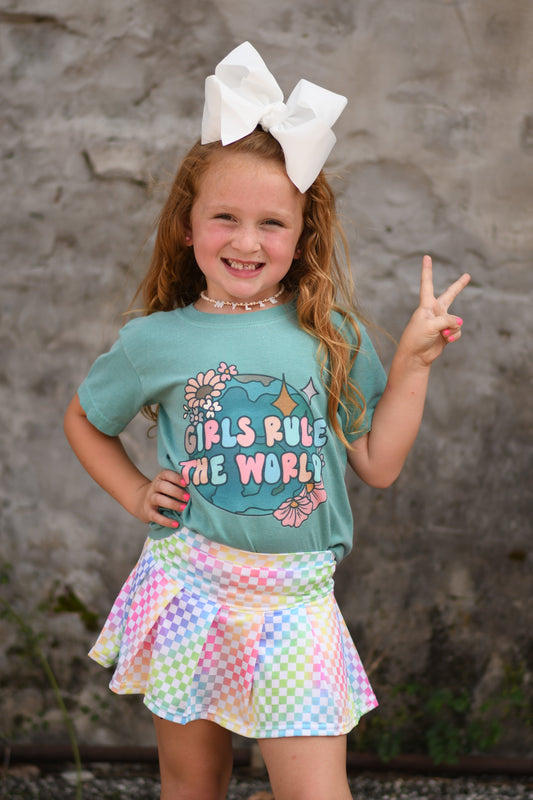 Girls Rule The World Youth/Adult Tee