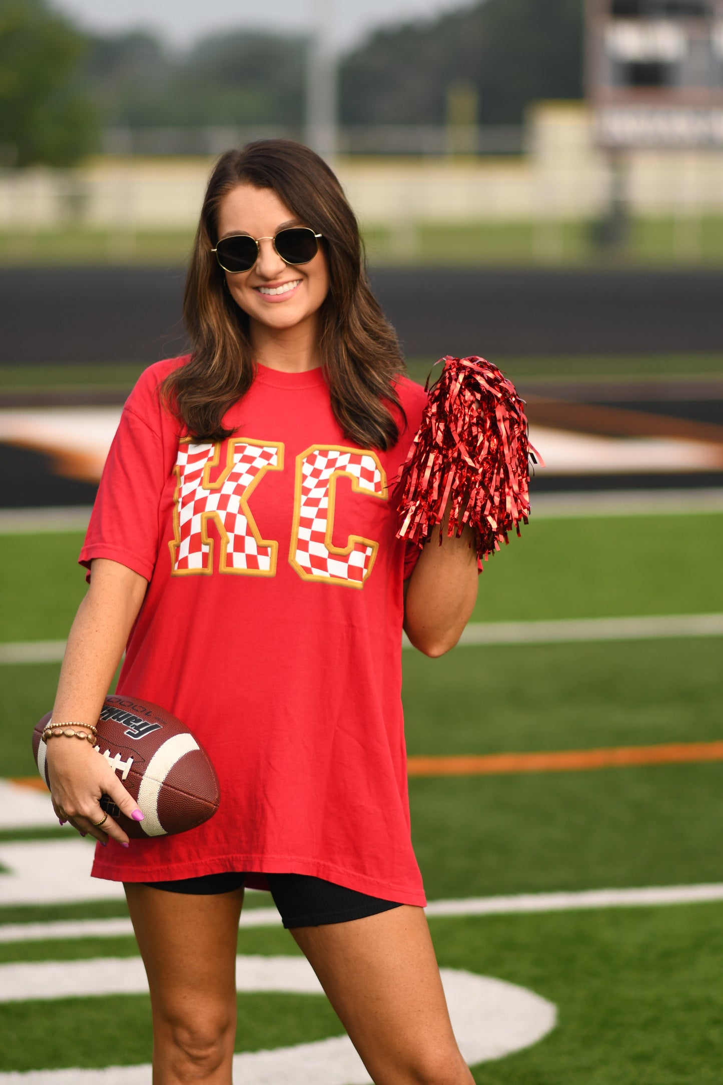 KC Chiefs Checkered Tee