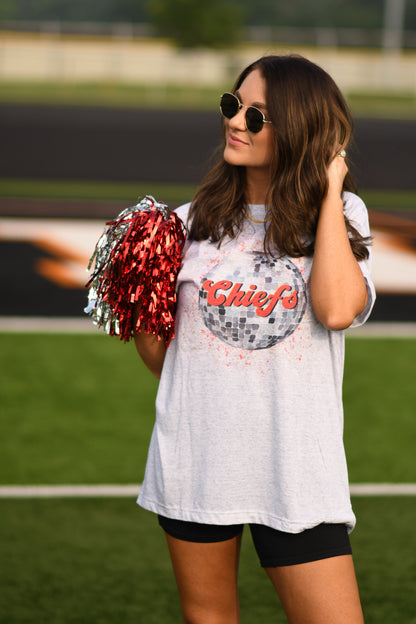 Kansas City Chiefs Disco Ball Tee