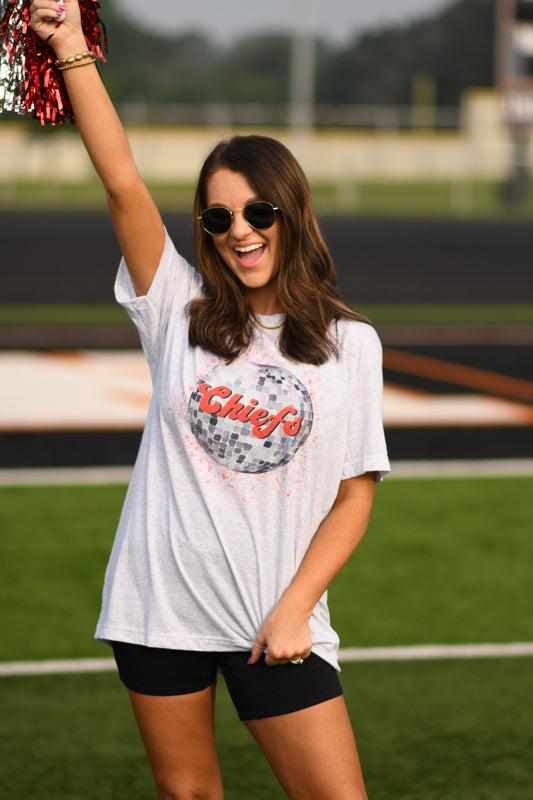 Kansas City Chiefs Disco Ball Tee